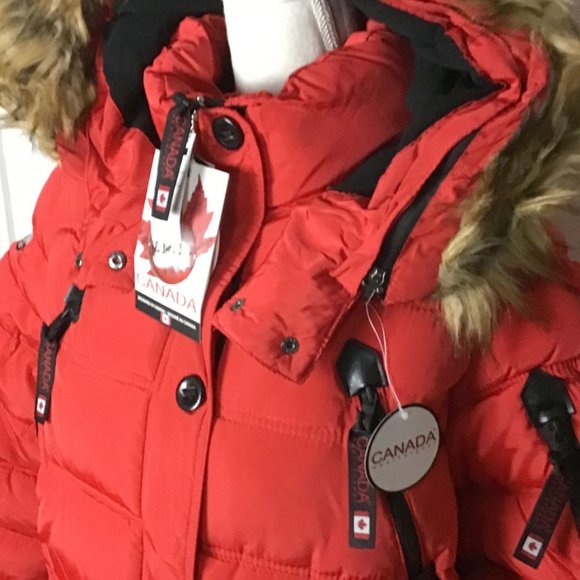 Canada Weather Gear Red Sherpa-Lined Hooded Parka - Picture 8 of 15
